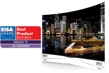 OLED-телевизор LG награжден за инновационный дизайн на EISA 2013